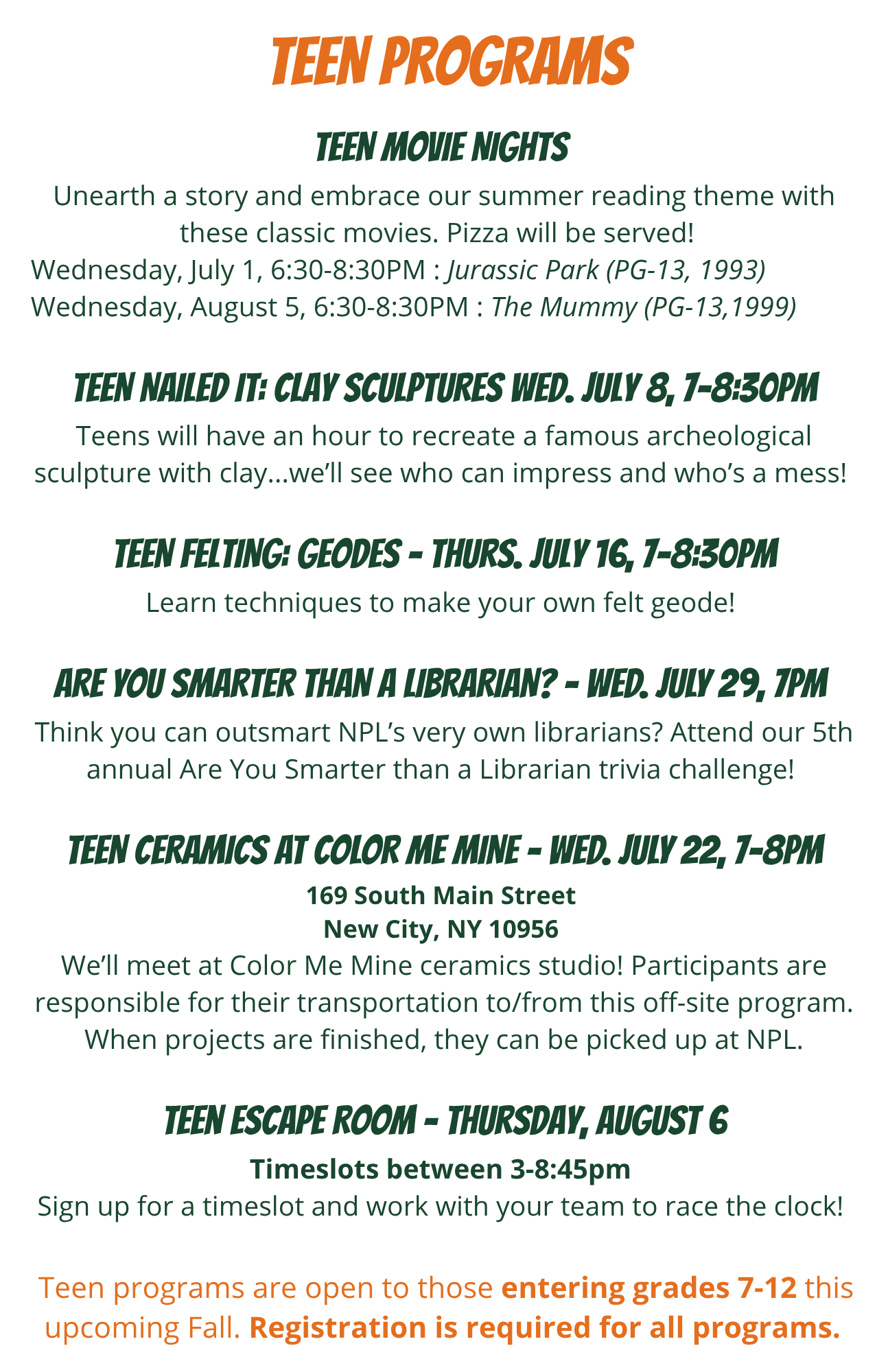 TeenSRPPrograms